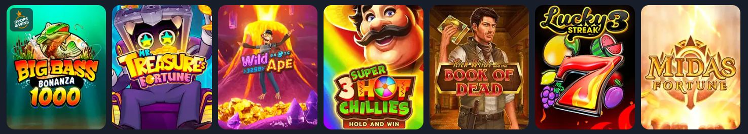 Lootrun Casino: популярные слоты с бонусами